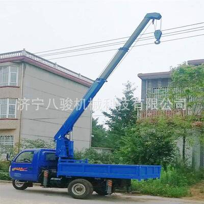 贵州三轮车吊做定背树机移树三轮随车吊CGV吊树小型直臂3吊车吨