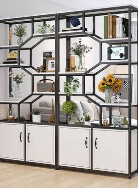 铁艺客屏风厅办公隔断柜储物柜展示柜室进门玄关柜QUO遮挡家居家