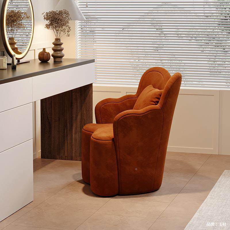 奶风红靠背化妆椅创意女油生家用椅子卧室公主椅妆轻奢网梳台651,住宅家具,梳妆凳,淘宝优惠券,粉丝福利购,淘宝优惠卷