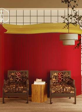 青美简易背景tb-83121客款厅202折叠移动中式玄新关入户正对门屏5