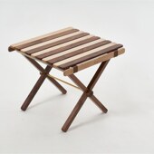 绮丽?作对木工所拼色蛋卷桌户外实木可携式 摺叠野餐.露营小桌子