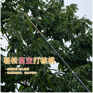 打山核桃杆子加长的专用采摘小y核桃神器收伸缩杆拣钩勾电动竿敲
