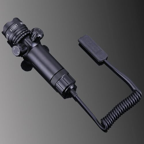 可调低基管夹红外线激p光瞄准器光学镜绿光苗抗震金属教学笔手调