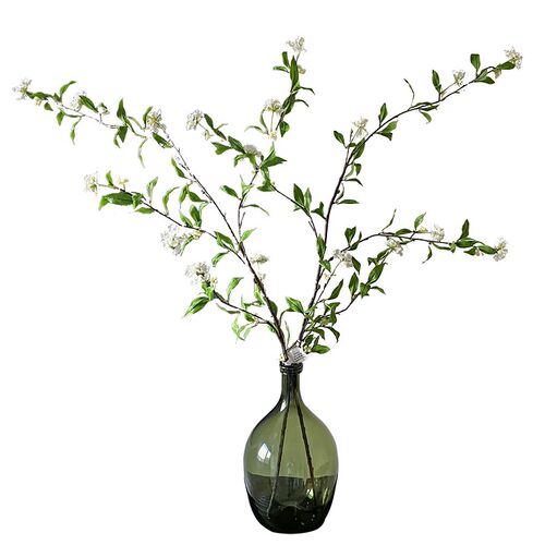 仿真花假花 小手球 绣线菊 单枝雪柳 侘寂O风家居装饰 摄影道具