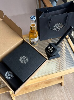 欧美复古b克罗心创意啤酒开瓶器轻奢茶几家居实木雷神之锤子摆件