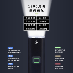 黑鸟自行a车前灯夜骑灯快拆防水高亮强光手电筒山地公路车骑行装