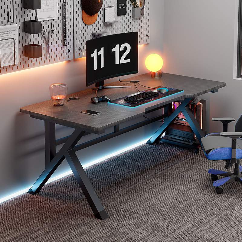 电脑桌台式家用炫酷电竞桌简易卧室桌子简约办公桌学生写字书桌