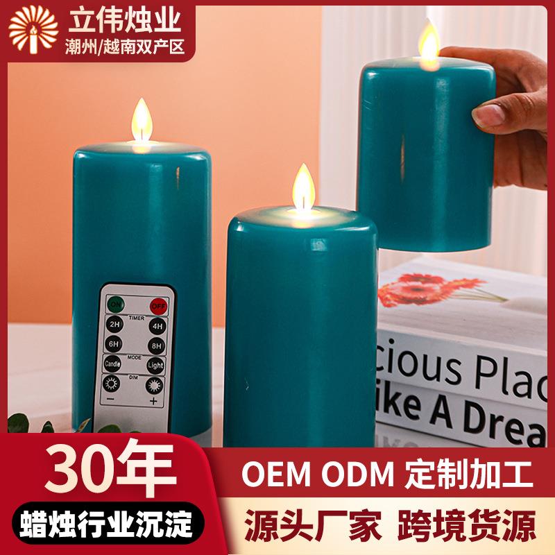 遥控仿真石蜡电子蜡烛灯厂家用浪漫夜灯氛围剧本婚庆烛光装饰礼品