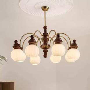 法式中古风高级感灯具日式复古宝塔卧室餐厅灯饰美式乡村客厅吊灯