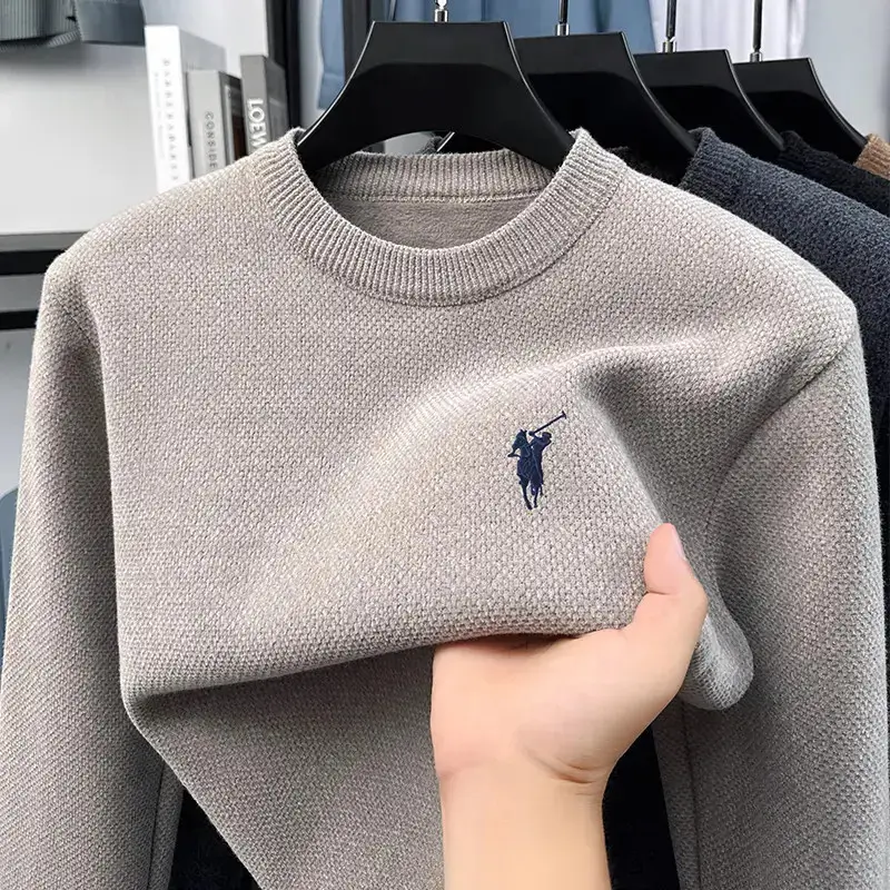 素之栩精品小铺雪貂加绒针织毛衣