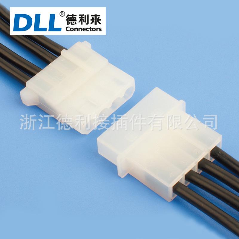 TJC10 5.08mm连接器 空中对接大四P连接器  大4p线对线连接器