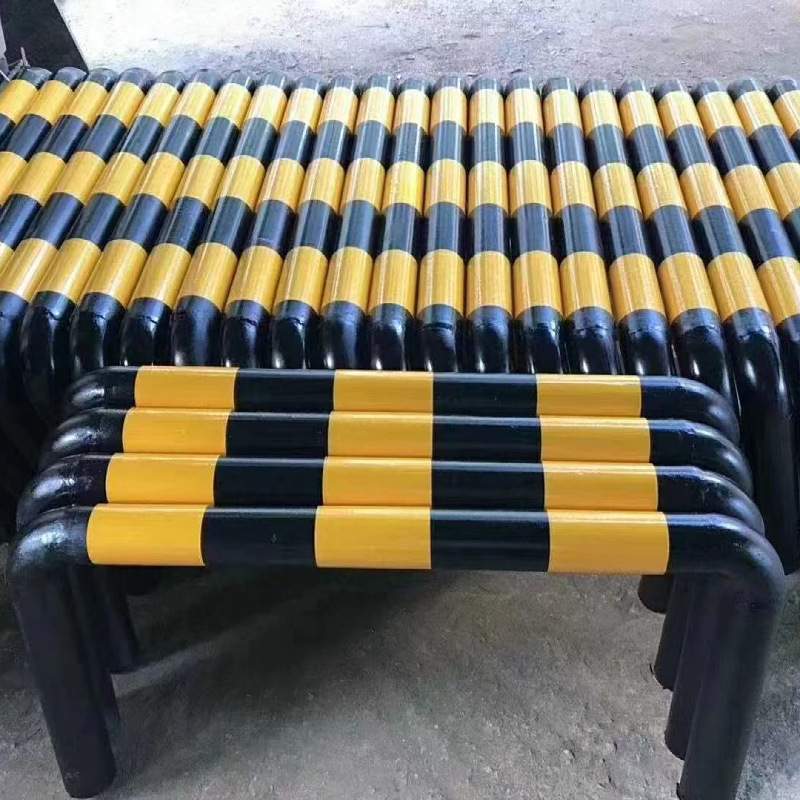 U型防撞杆定位杆 U型金属钢管挡车器 倒车挡车杆柱 停车位止退器