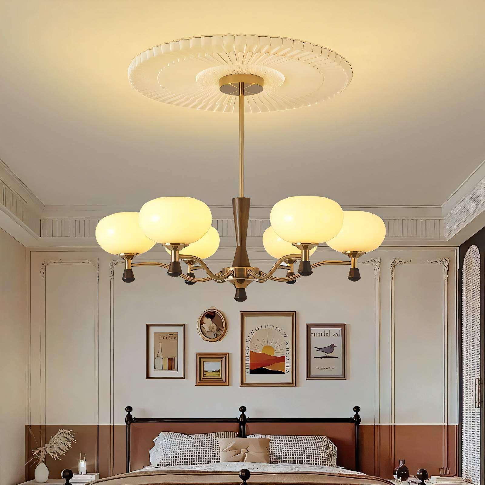 中古风客厅吊灯餐厅卧室法式简约创意护眼灯2024新款复古实木主灯,纺织面料/辅料/配套,纺织机械配件,淘宝优惠券,粉丝福利购,淘宝优惠卷