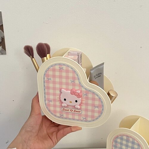 kitty猫桌面化妆刷收纳盒
