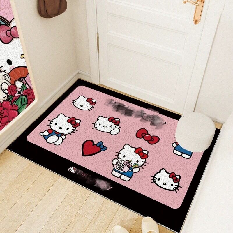 kitty猫高颜值pvc入户门丝圈
