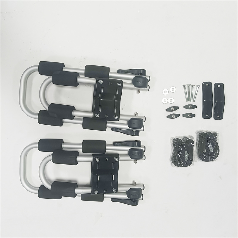 加厚塑料皮划艇冲浪板专用车顶架铝合金多功能可折叠.汽车行李架