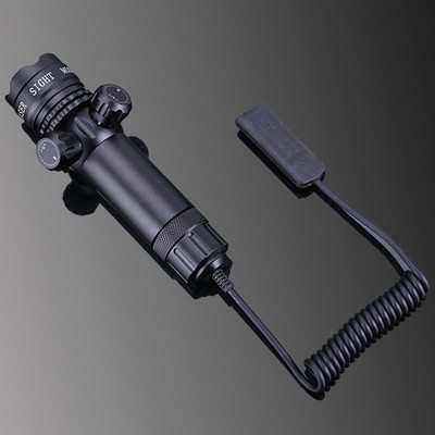 可调低基管夹红外线激光瞄准器光学镜绿光苗抗震金U属教学笔手调