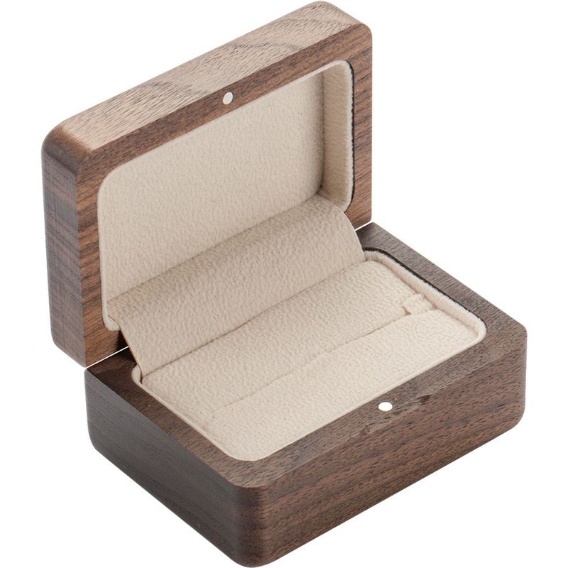 实木戒指盒子对戒盒收纳盒复古高档求婚仪式钻戒盒婚礼Z结婚首饰