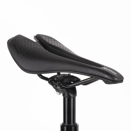 HASSNS山地自行车中空坐垫公路车多彩色短鼻鞍座透气舒适硅胶座包