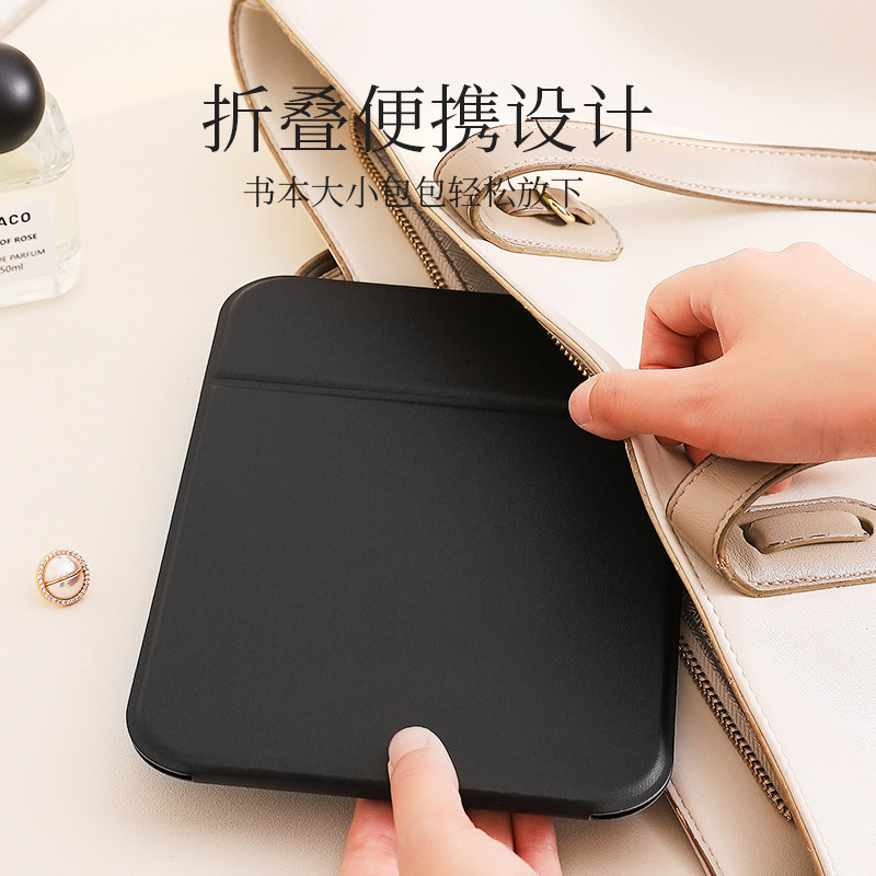 折叠镜子新款化妆镜便携式随身携带学生宿舍桌面女生高颜值梳妆镜