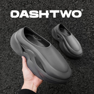 通勤极简厚底增高男女款 DASHTWO官方LunarLander 休闲运动凉拖
