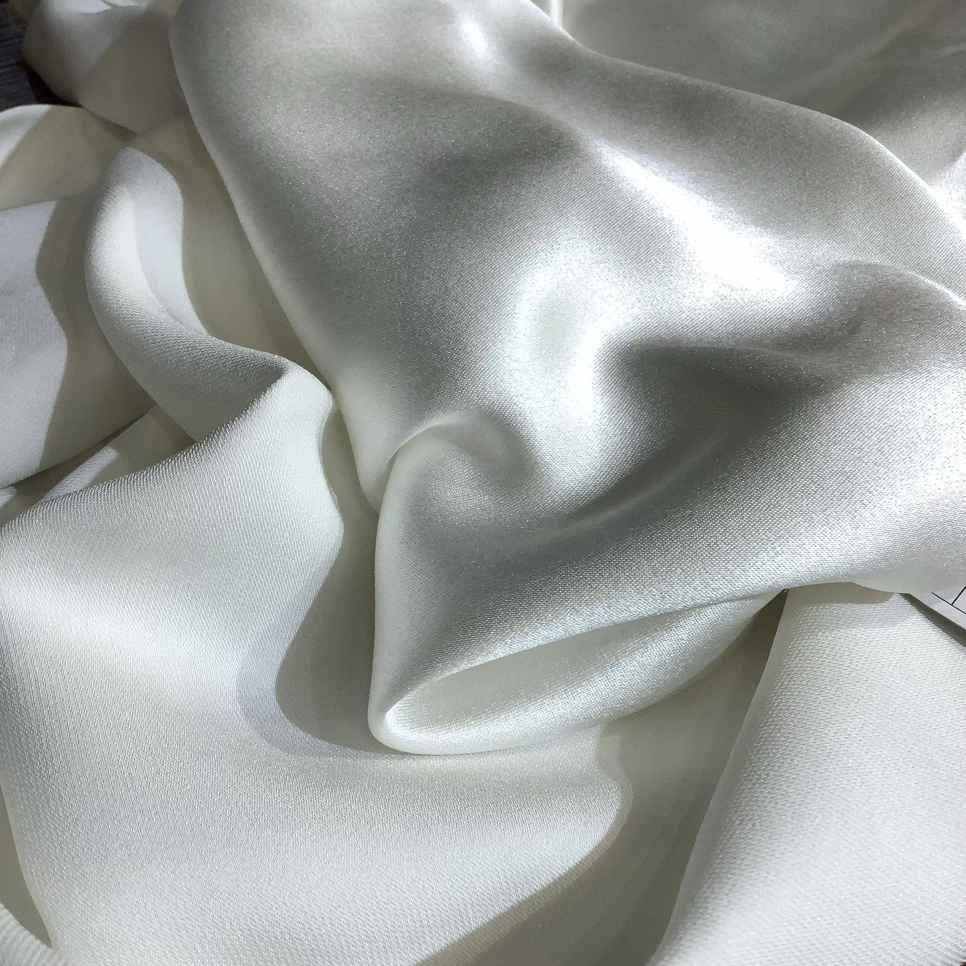 下丝绸面绉料真丝素缎40姆米1天1MEU4香cm重缎超厚桑蚕丝布料云纱