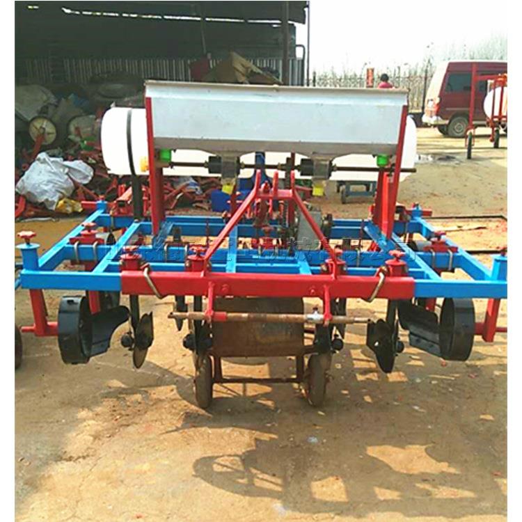 农大豆花生业播种机机家JZV用农田起垄覆膜机手肥扶式拖拉伏土施