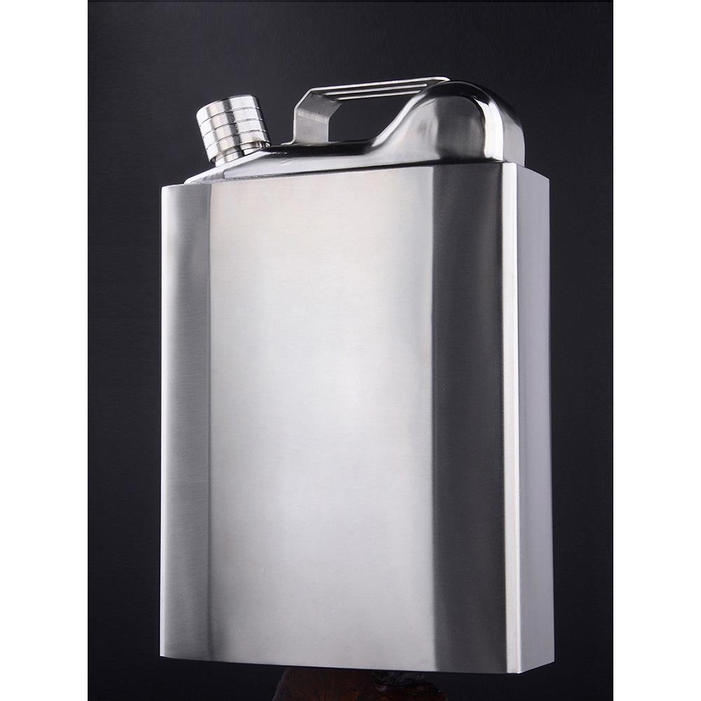 xyt3便0F765H6JS4不锈钢加厚瓶携外大容量酒壶空酒户家用随身水壶