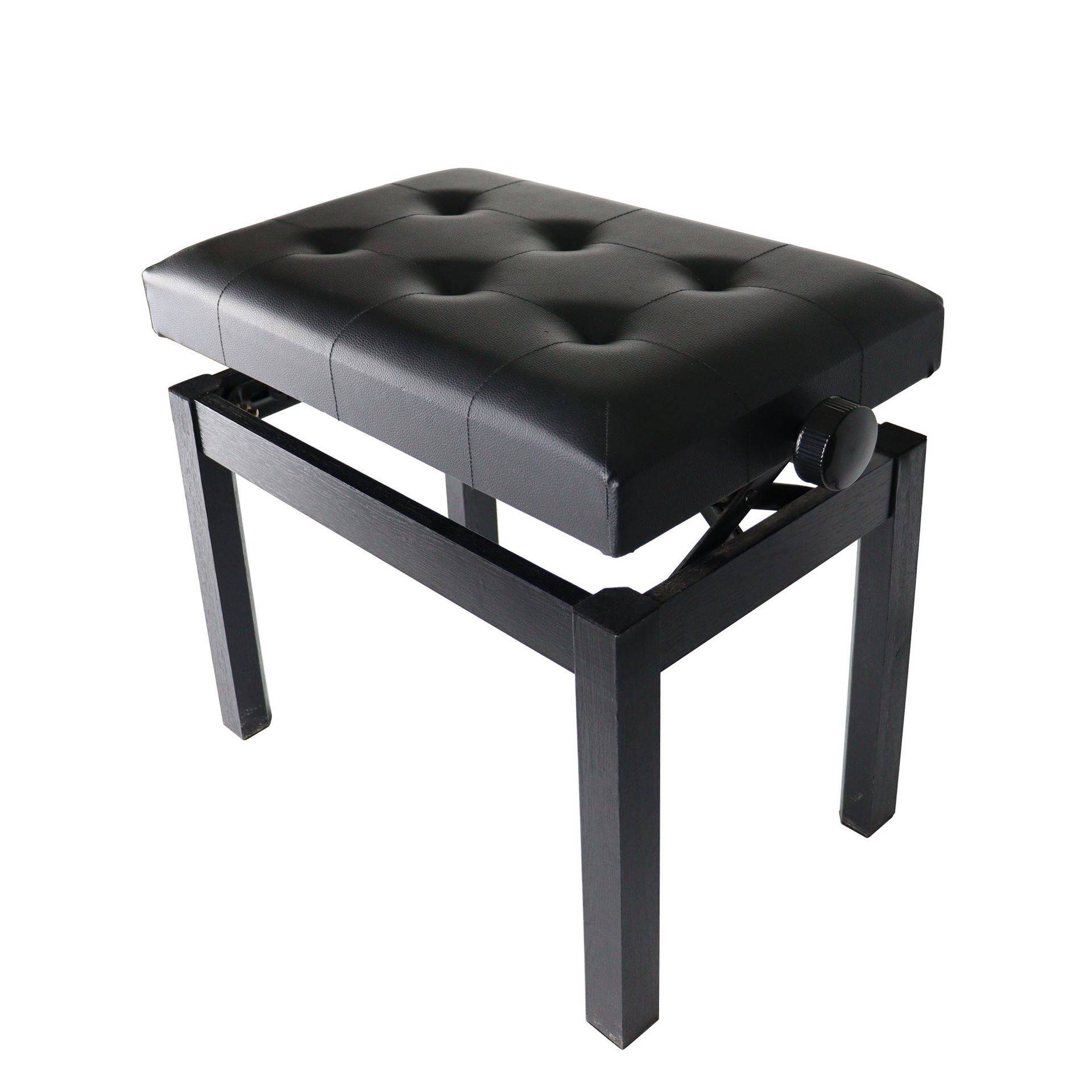 单人实木升降钢琴凳 宫格面电子琴凳木制古筝凳琵琶直腿软面凳子