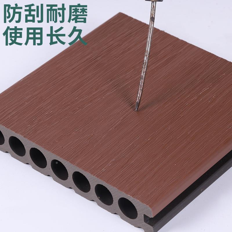 共圆孔塑木地FJN板户外空心公园林挤园建材景外露台工观程地板