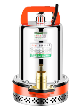 快速发货直流潜水泵48V6q0V72V电动车抽水机12V24V36V农用船用电