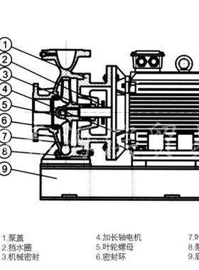 快速发货KTZ125-100-250A机封 卧式空调N泵浦密封 电动水泵水封轴