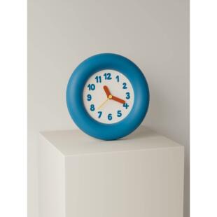 创意挂钟简约时钟覆古表蓝色卡通挂表挂钟家庭客厅卧室装饰品摆件