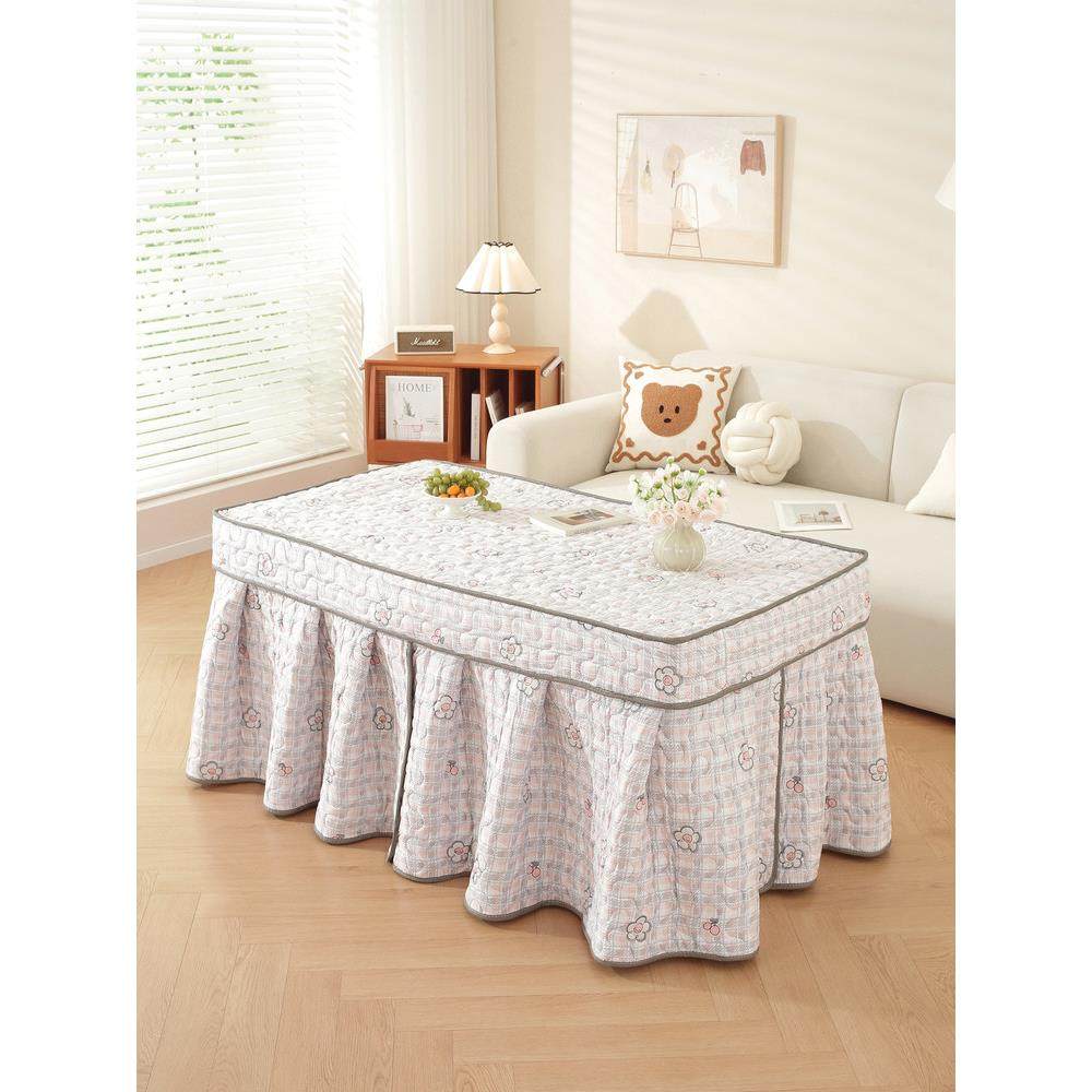 定做长方形现代冬季加厚烤火罩电炉罩定做火炉罩茶几桌罩电取暖罩,居家布艺,烤火罩,淘宝优惠券,粉丝福利购,淘宝优惠卷