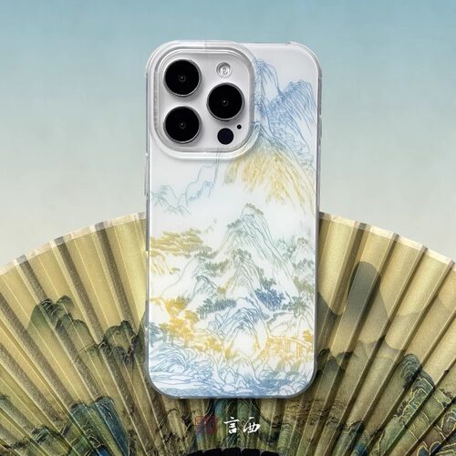 新中式原创高级感防摔硅胶手机壳