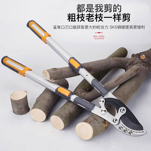 德国园艺剪枝剪刀剪树枝修剪开荒专用果树修枝粗枝剪园林大剪子