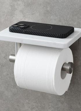 c洗ien无品牌/ca科德林不锈钢i打卷纸孔架手间大理石置物厕纸架纸