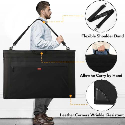 户画外框单收纳袋肩术作品防艺水收纳袋画家绘画工具收20230310纳