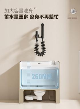 cF76S9888s拖把池拖卫池家用墩布池小尺寸生间布阳台洗拖c把水池4