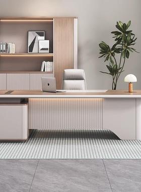 老板办dz-lbz07公大桌合简约现代班台单人总裁桌主管理办公经室桌