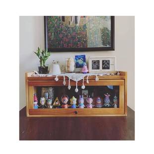 木收物纳柜厨房物柜实碗柜F96M5HT9迷你餐柜日式 储储桌面餐边玻璃