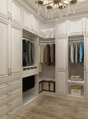 柜0J转角衣柜家用卧室度轻奢90组合子一妆体带书桌梳台书PXP柜一