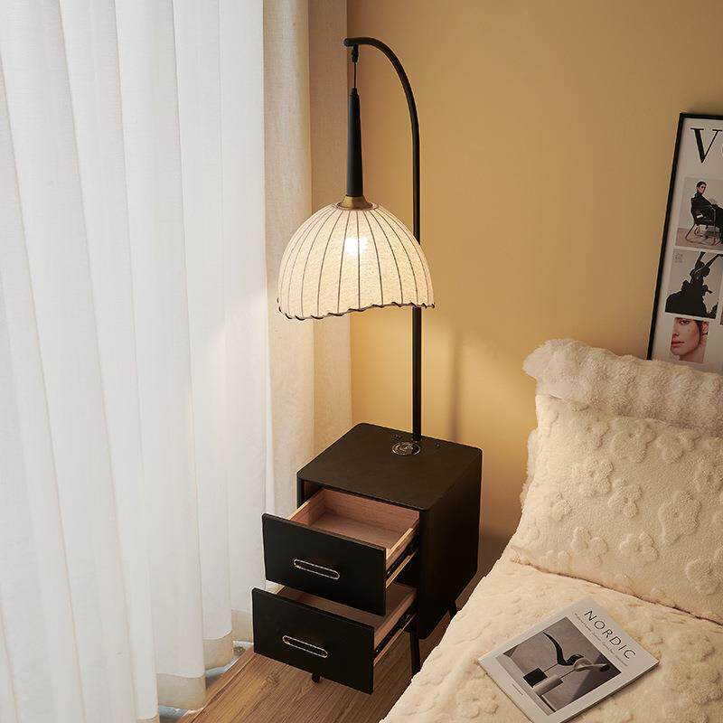 法式复古室卧落地灯客沙发中古风床头厅柜一745体摆台灯装饰置物