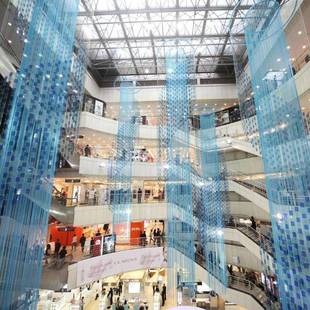 商悦隐家居10米密加婚长线帘场中厅吊加1965加长饰流苏酒店礼舞台