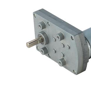 55直H流减速电机7字型齿轮减速马达12V24V大UJF扭5矩可正反转J