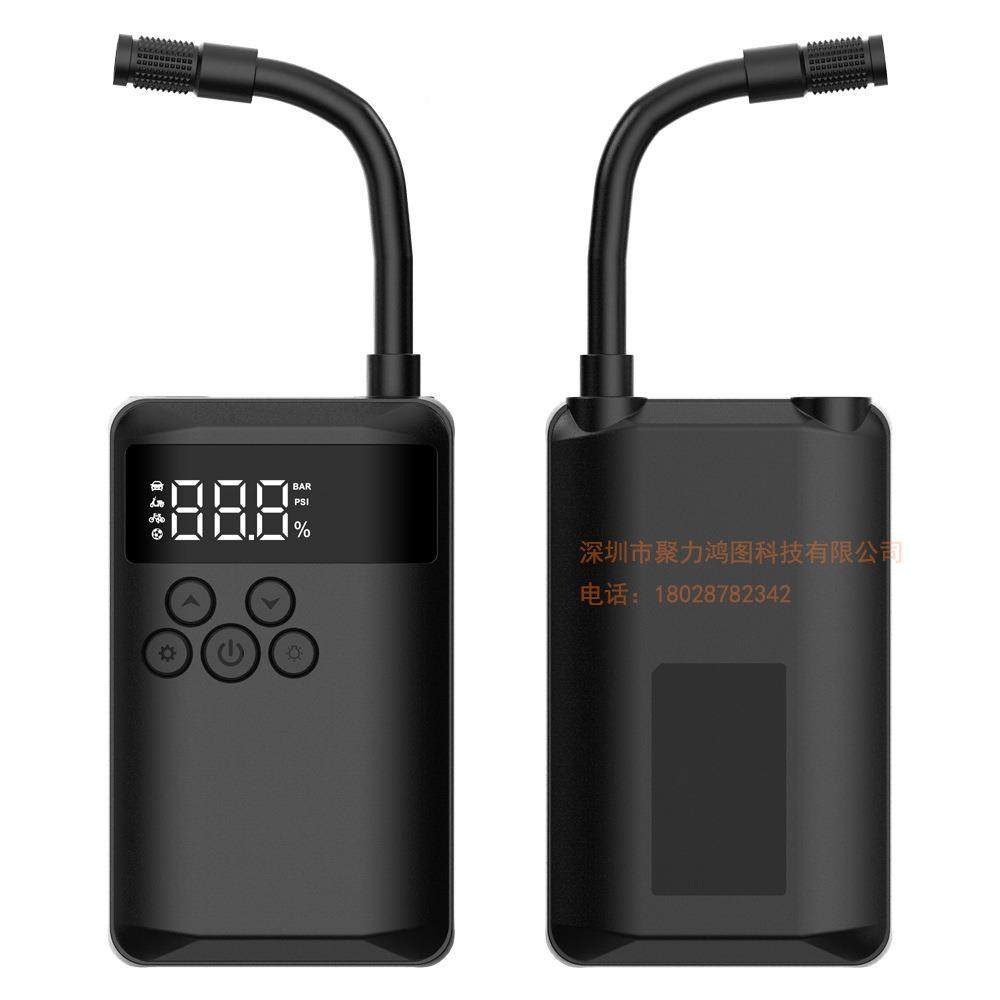 线智能数显无充气28912泵持便携式车载充气泵迷你手电打气机超动