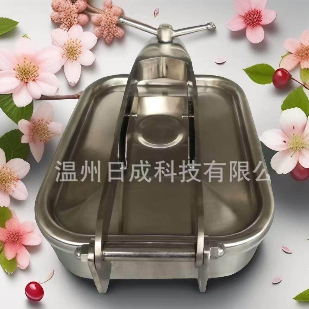 家直供方形人孔盖常快JXH压开力人孔矩形方形压手孔卫生级厂方形
