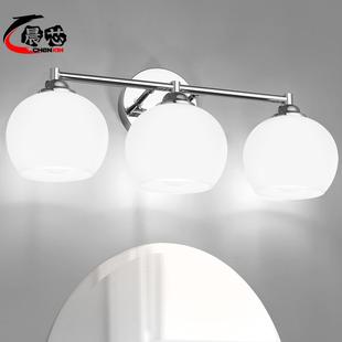 Ebay美创式 三头浴室9112镜前灯工业风意玻璃壁灯3头艺梳铁妆台