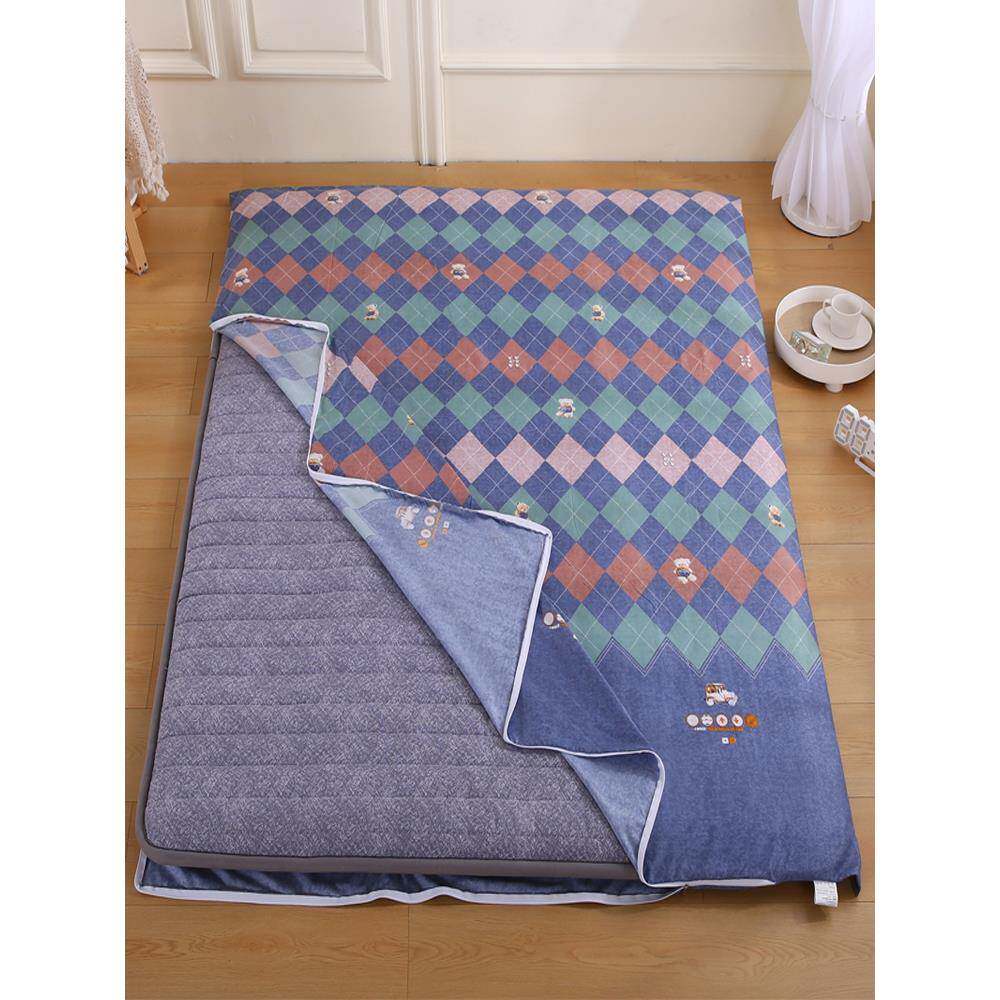 V54O双拉链床F759M9T8套床保护套防尘罩纯棉全包围垫可拆卸榻榻罩