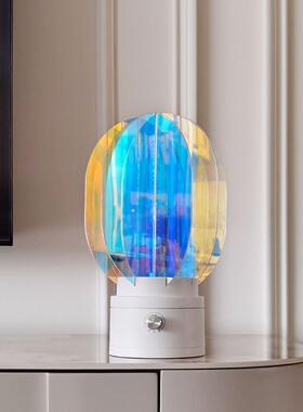 爆款创意旋转小夜灯极无光灯充氛电漫围P3045TA灯浪极调光星空